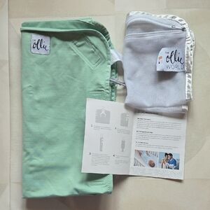 The Ollie World Swaddle in Green